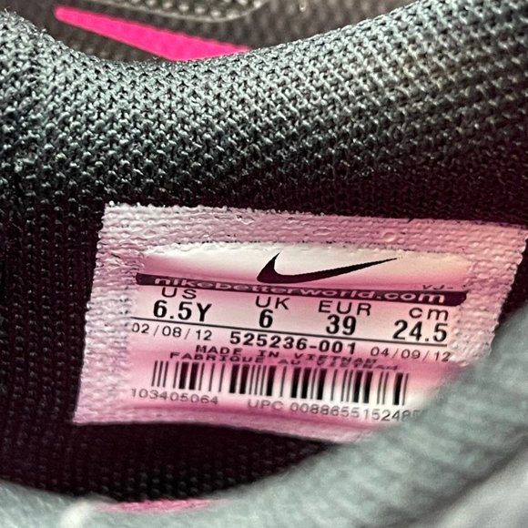 Nike Shox Turbo 13 Women's Size 8 Running Athletic Sneakers Shoes Pink Black - Picture 3 of 11